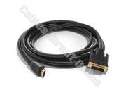 25FT DVI TO HDMI 24 1 Cable Cord HDTV PC Monitor LCD Wire Projector Screen
