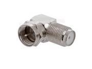 90 Degree Right Angle F Male Female Connector Adapter Coaxial Cable RG6 RG59 Lot