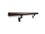 1.9 Round x 3 ft. Copper Vein Aluminum ADA Handrail Kit Includes 2 wall brackets and End Plugs