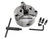 Accusize 6 150mm D1 4 Two Piece Reversible Jaws 3 Jaw Lathe Chuck Direct Mount 0559 0101