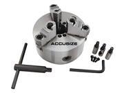 Accusize 8 200mm D1 4 Two Piece Reversible Jaws 3 Jaw Lathe Chuck Direct Mount 0559 0102