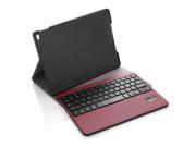 Poweradd Detachable Wireless Bluetooth Keyboard with Magnetic PU Leather Stand Case Cover for Apple iPad Air 2