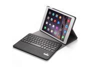 Poweradd Detachable Wireless Bluetooth Keyboard with Magnetic PU Leather Stand Case Cover for Apple iPad Air 2