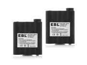 EBL 2 Pack 6v 700mah Replacement Rechargeable Battery for Midland AVP7 HH54 XT511 and GXT Series GMRS Radios