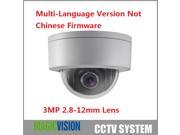 Hikvision DS 2DE3304W DE 3MP DWDR Network P P Mini PTZ Dome Camera POE IP66 Outside 4X zoom with Focal Length 2.8~12mm