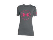 Under Armour Tactical UA Freedom Logo S S Women s Tee Color Graphite Harmony Red Size S