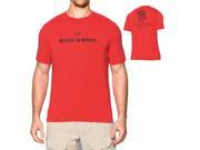 Under Armour Tactical WWP BIH Tee Color Rocket Red Black Size S
