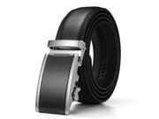 Xhtang Men s Automatic Buckle Ratchet Leather Belt Waist Strap 35mm Wide
