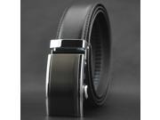Xhtang Men s Automatic Buckle Ratchet Leather Belt Waist Strap 35mm Wide