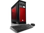 CybertronPC Gaming Desktop Computer Rhodium Black Red AMD FX 6300 3.50 GHz 8GB DDR3 1TB HDD NVIDIA GeForce GTX 1060 6GB GDDR5 Logitech Keyboard and Mouse MS