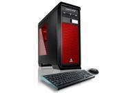 CybertronPC Titanium Black Red Intel Core i7 7700K 4.2 GHz Overclockable Liquid Cooled ASUS Z270 Kingston HyperX 16GB DDR4 2400 2TB HDD 240GB SSD MSI AERO NVI