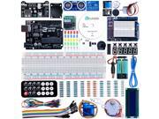 Elegoo UNO Project Super Starter Kit with Tutorial for Arduino 5V Relay UNO R3 Power Supply Module Servo Motor 9V Battery with DC Prototype Expansion Board