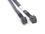 Internal Mini SAS HD SFF 8643 Cable With Sideband 0.8 Meter 2.6ft Foldable Flexible