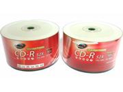 100pcs SKYTOR Grade A Blank CD R CDR 52x 700MB Silver Inkjet Printable Media Disc