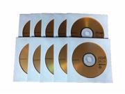 10 pcs SONY Blank DVD RW 4x Branded 4.7GB Rewritable DVD Disc in paper sleeves New