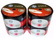 Great 200 HP Blank DVD R DVDR Logo Branded 4.7GB 16X Media Disc FREE 100 Sleeves!