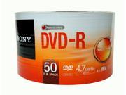 50 SONY Blank DVD R DVDR Recordable Logo Branded 16X 4.7GB 120min Media Disc