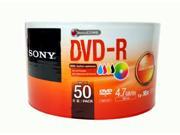 50 SONY Blank DVD R DVDR 16X White Inkjet Hub Printable 4.7GB Media Disc