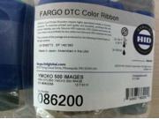 Genuine Fargo 86200 DTC Ribbon YMCKO Color Ribbon 500 Images for DTC550 New