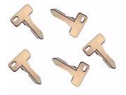 5 CLUB CAR REPLACEMENT KEYS 1982 UP DS 2004 UP PRECEDENT GAS ELEC GOLF CART