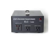ELC T 5000 5000 Watt Voltage Converter Transformer Step Up Down 110V 220V