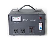 ELC TR 2000 2000 Watt Voltage Regulator Transformer Step Up Down 110V 220V