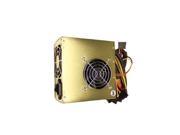 650W 2 Fans ATX Gold SATA PCIE Power Supply for Intel AMD PC