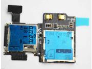 Games Tech Sim Card Micro SD Tray Holder Slot Flex Cable for Samsung Galaxy S4 i9500 i9505