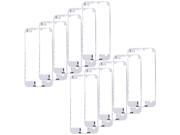 Games Tech 10 x Lot Front Middle Frame Bezel LCD Holder for iPhone 6 Plus 5.5 White with Hot Glue