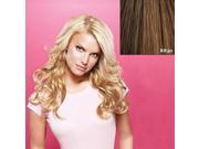 Hairdo 23 Wavy Clip In Hair Extensions by Jessica Simpson Ken Paves R830 Ginger Brown