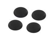 ZedLabz convex soft silicone thumb grips for Sony PS4 controller analog sticks 4 pack black