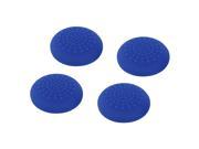 ZedLabz convex soft silicone thumb grips for Sony PS4 controller analog sticks 4 pack blue