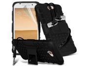 i Tronixs HTC Desire 530 case High Quality ALLIGATOR STYLE Shock Proof cover Earphones Black
