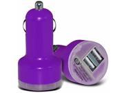 i Tronixs USB Charger for Acer Liquid JADE 2 Smart ultra 6 Universal Compact design 12v Quick Compact Mini Bullet USB Dual Port In Car Charger Exclusive Purp