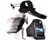 iTronixs Allview P6 Lite Adjustable Sports Armband Case Cover For Running Jogging Cycling Gym with Premium Quality Aluminium In Ear Earbud Stereo Hands Free H