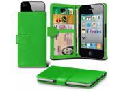 i Tronixs Clamp wallet for BLACKBERRY Q10 Green Case Clamp Style Wallet Protective PU Leather Cover
