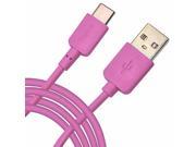 iTronixs Lenovo ZUK Edge 1 Metre Type C USB Data Charging Cable Pink