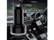 iTronixs Motorola Moto M Car Charger with Type C USB Data Charging Cable Black