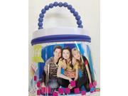 iCarly Round Tote Carry All Tin Box Lunchbox Lunch Box with Zipper White