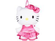 Hello Kitty 12 Plush Backpack Toy Pink Dress