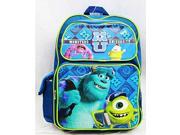 Monsters University Mike and Sully Large 16 Cloth Backpack Book Bag Pack Blue