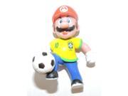 Mario Bros. Mini Brazilian Soccer Figure Dribble