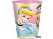 Princess Cinderella Ariel Plastic 16 Ounce Reusable Keepsake Favor Cup 1 Cup