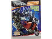 Transformers Jumbo Coloring and Activity Book Optimus Prime Blue