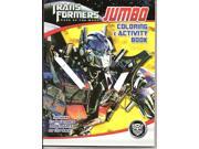 Transformers Jumbo Coloring and Activity Book Optimus Prime Yellow