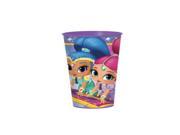 12X Shimmer And Shine Plastic 16 Ounce Reusable Keepsake Favor Cup 12 Cups