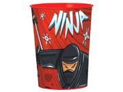 12X Ninja Plastic 16 Ounce Reusable Keepsake Favor Cup 12 Cups
