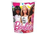 12X Barbie Sparkle Plastic 16 Ounce Reusable Keepsake Favor Cup 12 Cups