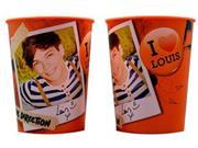 1D Louis Orange Plastic 16 oz Reusable Keepsake Souvenir Favor Cup 1 Cup