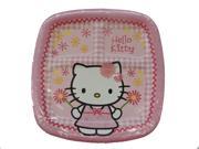 Hello Kitty Large 9 Inch Lunch Dinner Plates Pink